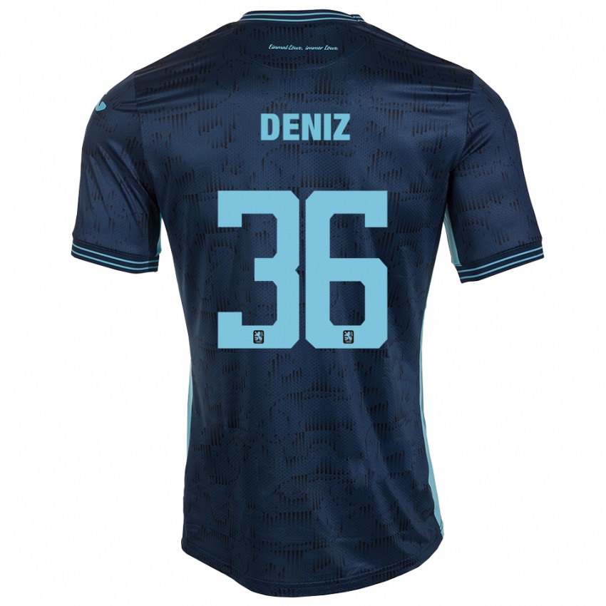 גברים טונאי דניז #36 כחול רויאל הרחק ג'רזי 2025/26 חולצה קצרה