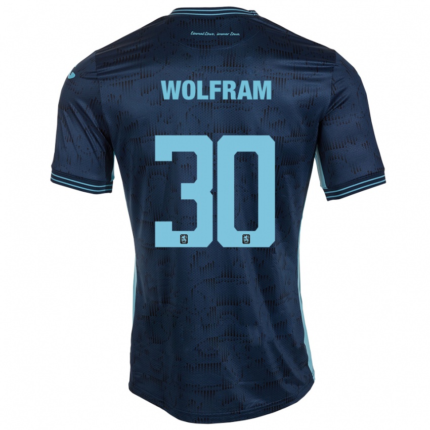 גברים מקסימיליאן וולפרם #30 כחול רויאל הרחק ג'רזי 2025/26 חולצה קצרה