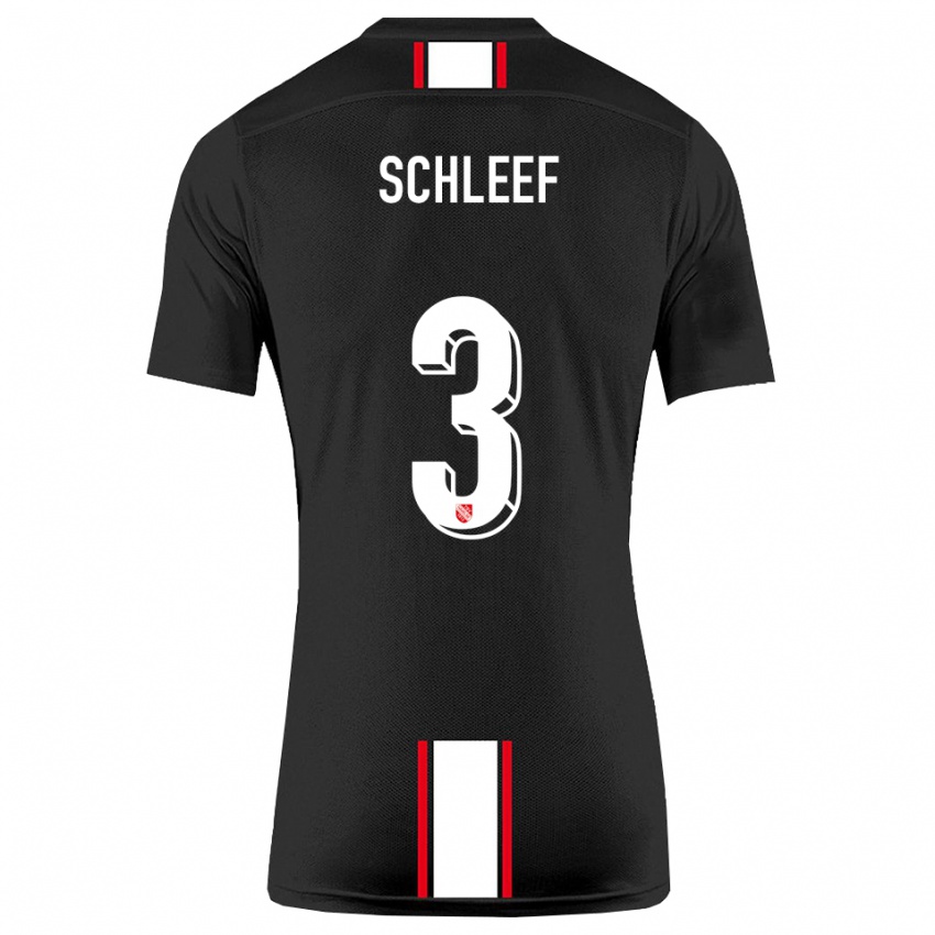 גברים מרקו שליף #3 שחור לבן הרחק ג'רזי 2025/26 חולצה קצרה