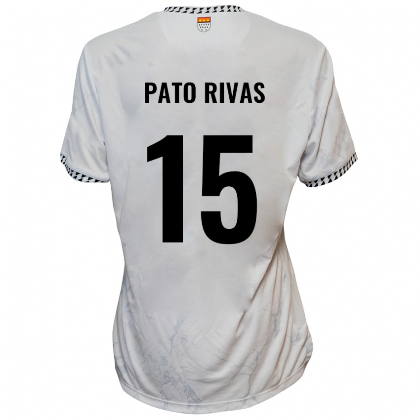 גברים אנריק פאטו ריבאס #15 לבן שחור הרחק ג'רזי 2025/26 חולצה קצרה