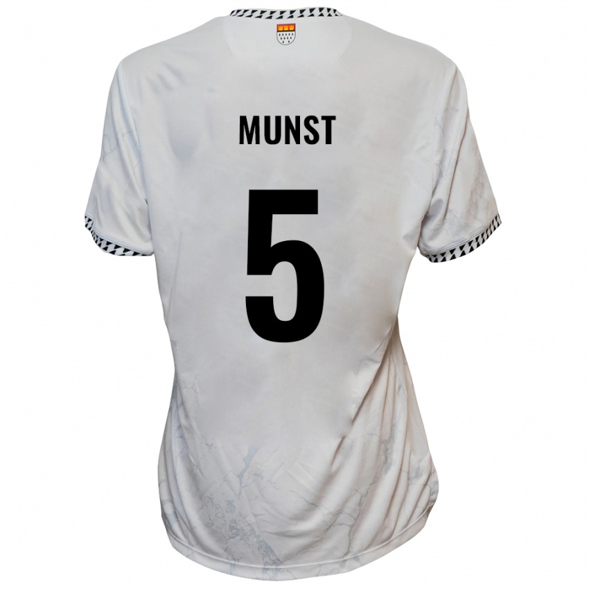 גברים לאונהארט מינסט #5 לבן שחור הרחק ג'רזי 2025/26 חולצה קצרה