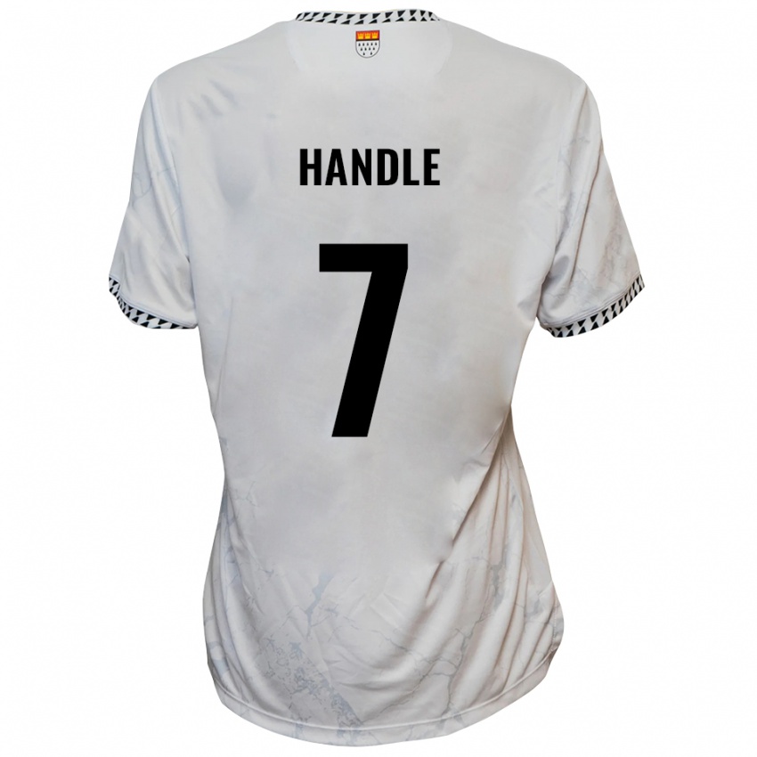 גברים Simon Handle #7 לבן שחור הרחק ג'רזי 2025/26 חולצה קצרה