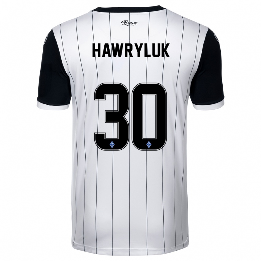 גברים לוסיאן הורילוק #30 לבן שחור הרחק ג'רזי 2025/26 חולצה קצרה