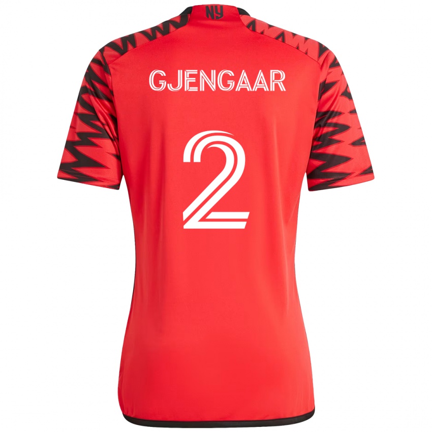 ילדים Dennis Gjengaar #2 בז' שחור ג'רזי ביתית 2025/26 חולצה קצרה