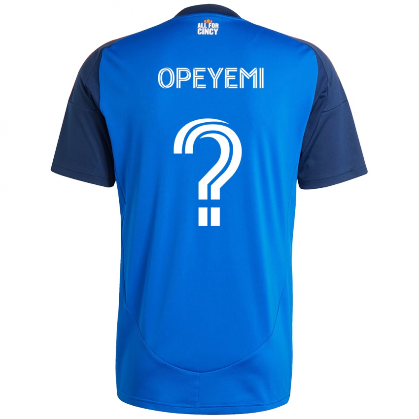 ילדים מונסורו עבדולסאלם אופיימי #0 לבן כחול כתום ג'רזי ביתית 2025/26 חולצה קצרה