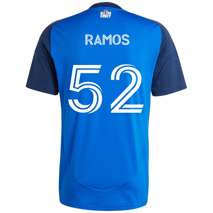 ילדים Yair Ramos #52 לבן כחול כתום ג'רזי ביתית 2025/26 חולצה קצרה