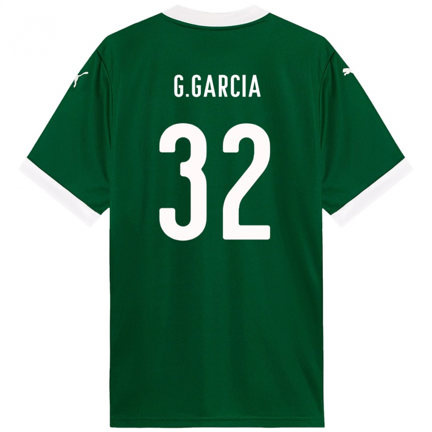 ילדים Gustavo Garcia #32 לבן ירוק ג'רזי ביתית 2025/26 חולצה קצרה