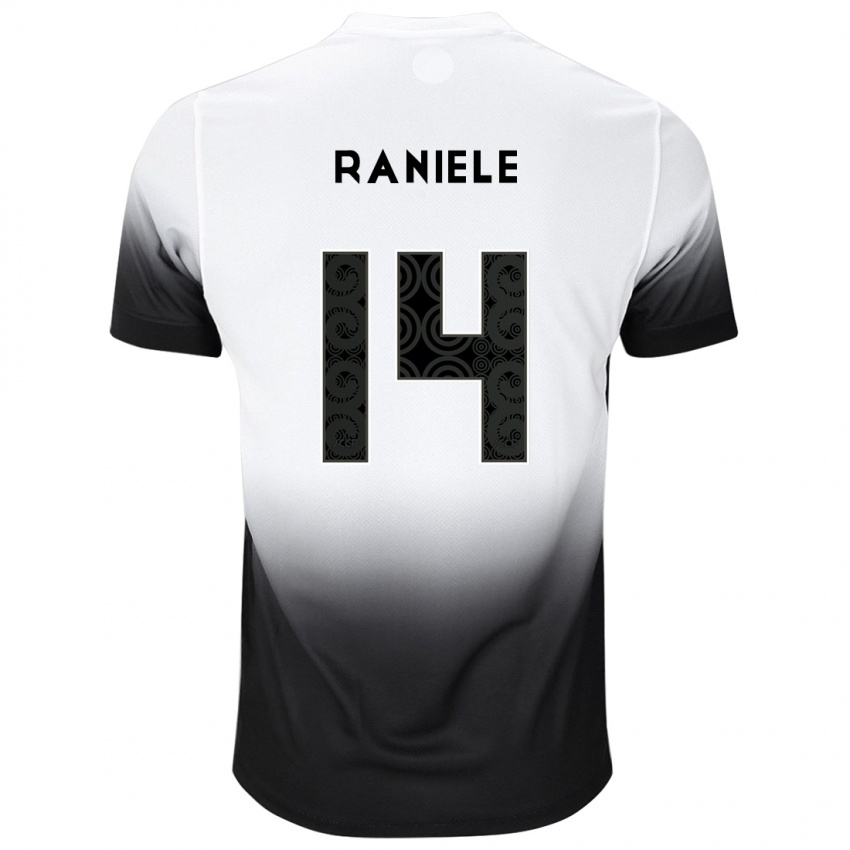 ילדים Raniele #14 שחור לבן ג'רזי ביתית 2025/26 חולצה קצרה