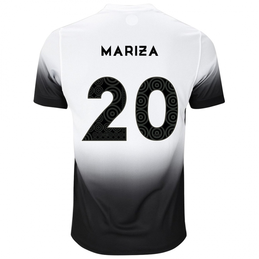 ילדים Mariza #20 שחור לבן ג'רזי ביתית 2025/26 חולצה קצרה
