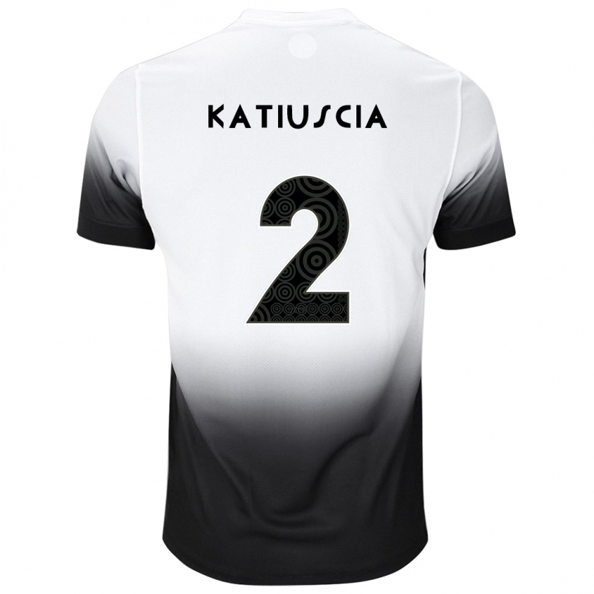 ילדים Katiuscia #2 שחור לבן ג'רזי ביתית 2025/26 חולצה קצרה