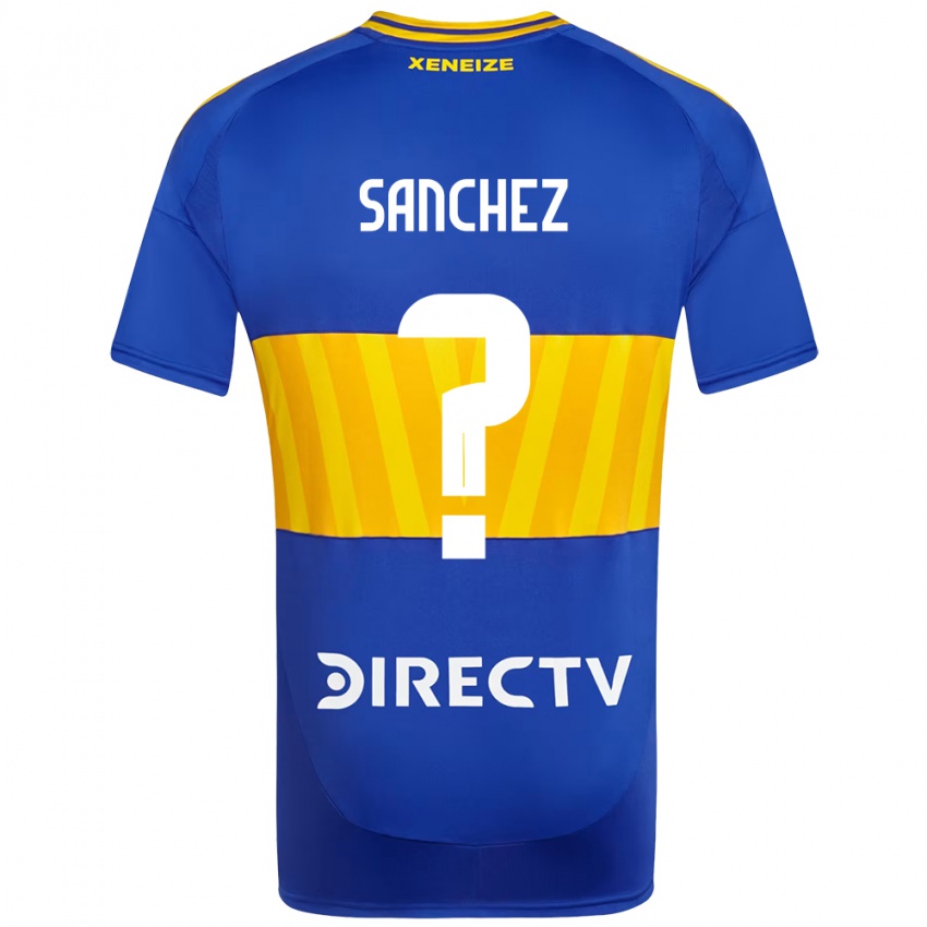 ילדים Mateo Sanchez #0 לבן כחול ג'רזי ביתית 2025/26 חולצה קצרה