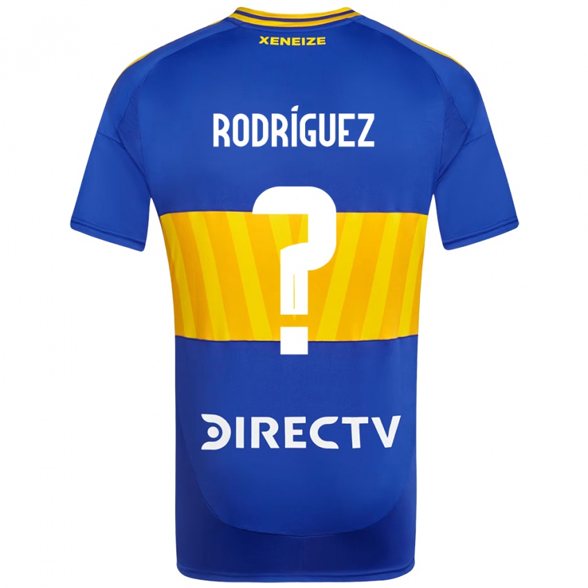 ילדים Tobías Rodríguez #0 לבן כחול ג'רזי ביתית 2025/26 חולצה קצרה