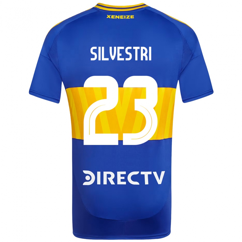 ילדים Delfina Silvestri #23 כחול מלכותי צהוב ג'רזי ביתית 2025/26 חולצה קצרה