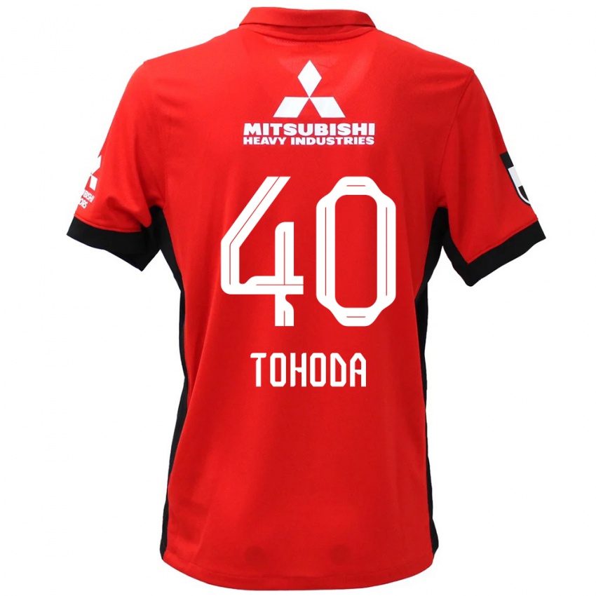 ילדים Junei Tohoda #40 לבן שחור ג'רזי ביתית 2025/26 חולצה קצרה