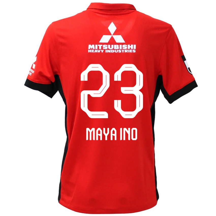 ילדים Maya Ino #23 לבן שחור ג'רזי ביתית 2025/26 חולצה קצרה