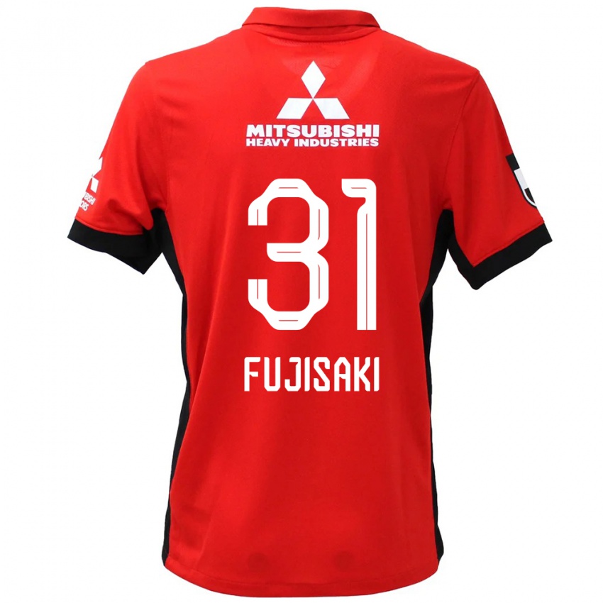 ילדים Satoko Fujisaki #31 לבן שחור ג'רזי ביתית 2025/26 חולצה קצרה