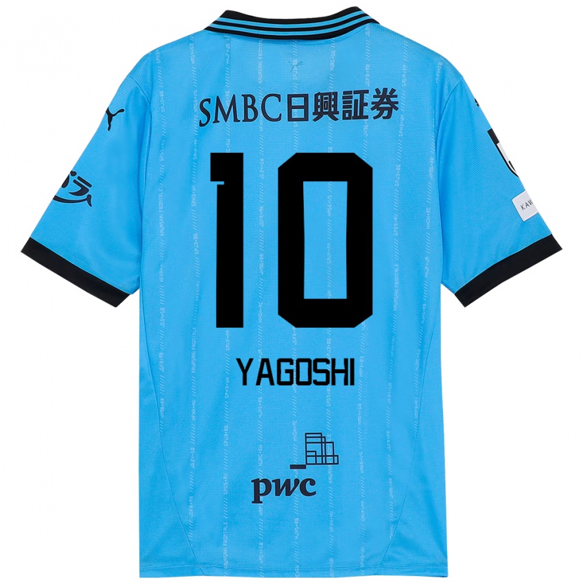 ילדים Mikito Yagoshi #10 לבן תכלת שמיים ג'רזי ביתית 2025/26 חולצה קצרה