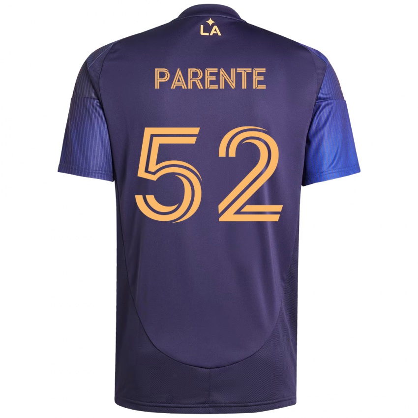ילדים Isaiah Parente #52 סגול כחול הרחק ג'רזי 2025/26 חולצה קצרה