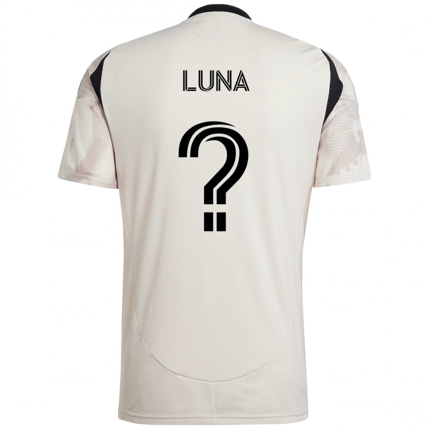 ילדים Erick Luna #0 אדום שחור הרחק ג'רזי 2025/26 חולצה קצרה