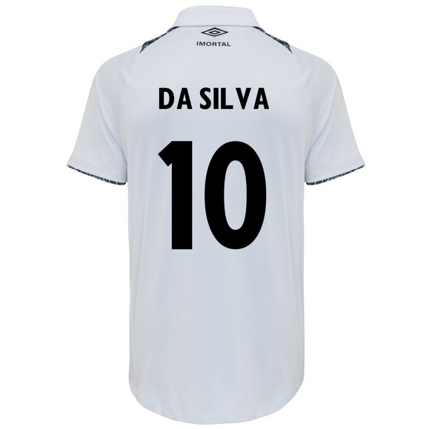 ילדים Juliana Odilon Da Silva #10 לבן כחול הרחק ג'רזי 2025/26 חולצה קצרה