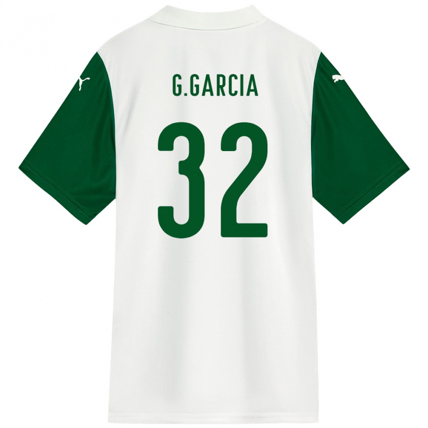 ילדים Gustavo Garcia #32 ירוק לבן הרחק ג'רזי 2025/26 חולצה קצרה
