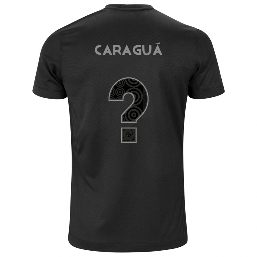 ילדים Guilherme Caraguá #0 לבן שחור הרחק ג'רזי 2025/26 חולצה קצרה