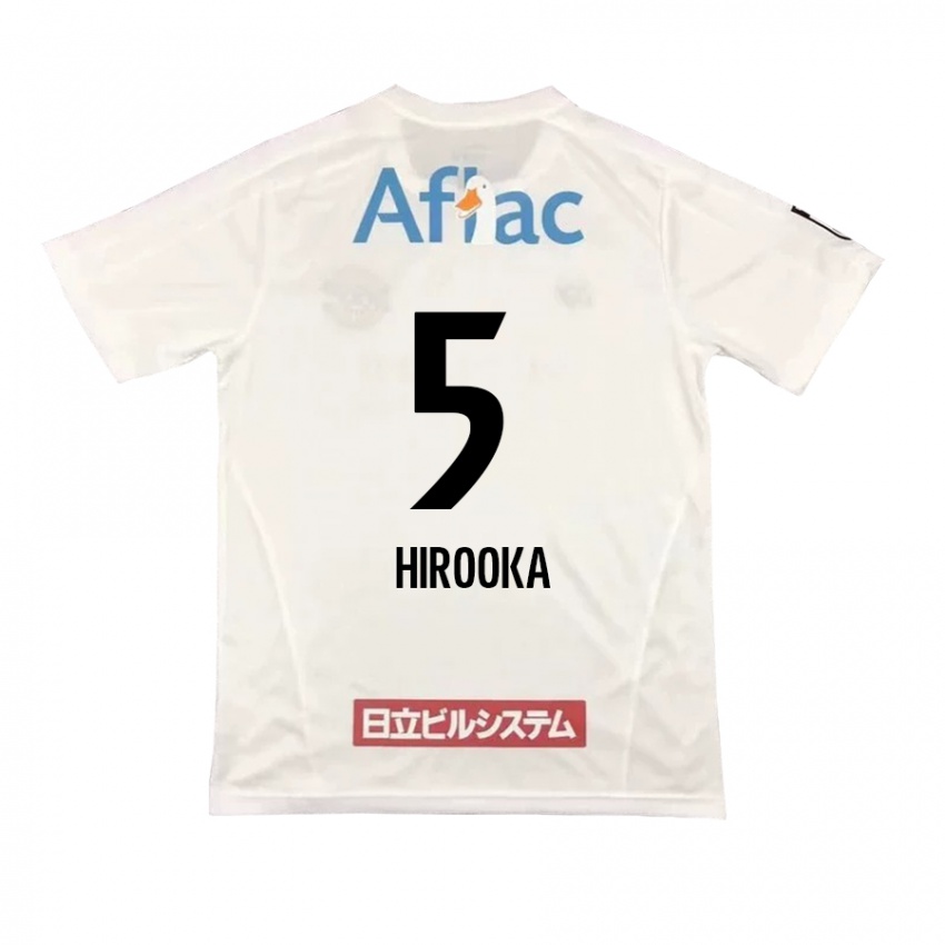ילדים Eita Hirooka #5 שחור צהוב הרחק ג'רזי 2025/26 חולצה קצרה