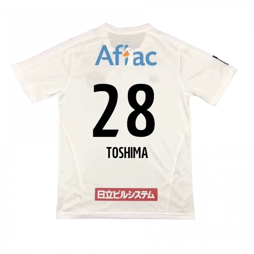 ילדים Sachiro Toshima #28 שחור צהוב הרחק ג'רזי 2025/26 חולצה קצרה