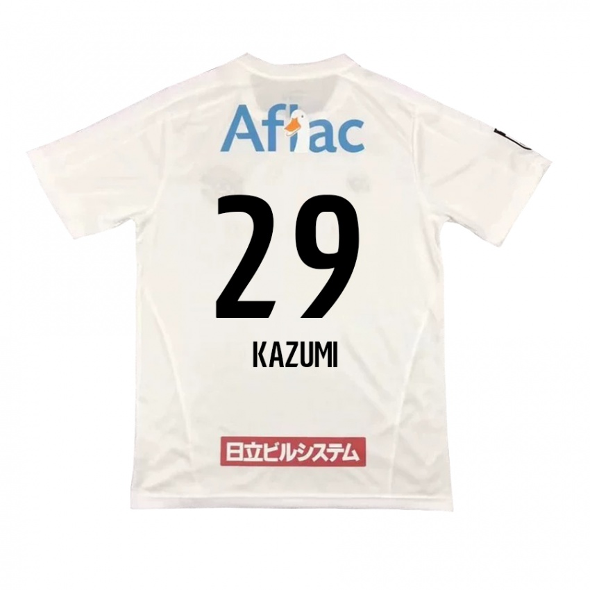 ילדים Takuto Kazumi #29 אפור בהיר בז' הרחק ג'רזי 2025/26 חולצה קצרה