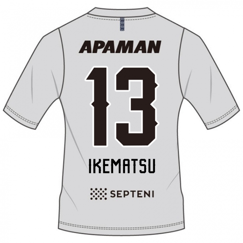 ילדים Shumpei Ikematsu #13 כחול מלכותי לבן הרחק ג'רזי 2025/26 חולצה קצרה