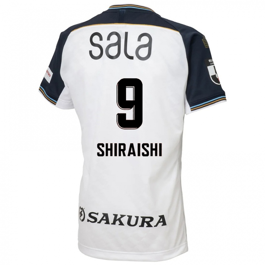 ילדים Eriya Shiraishi #9 תכלת שמיים שחור הרחק ג'רזי 2025/26 חולצה קצרה