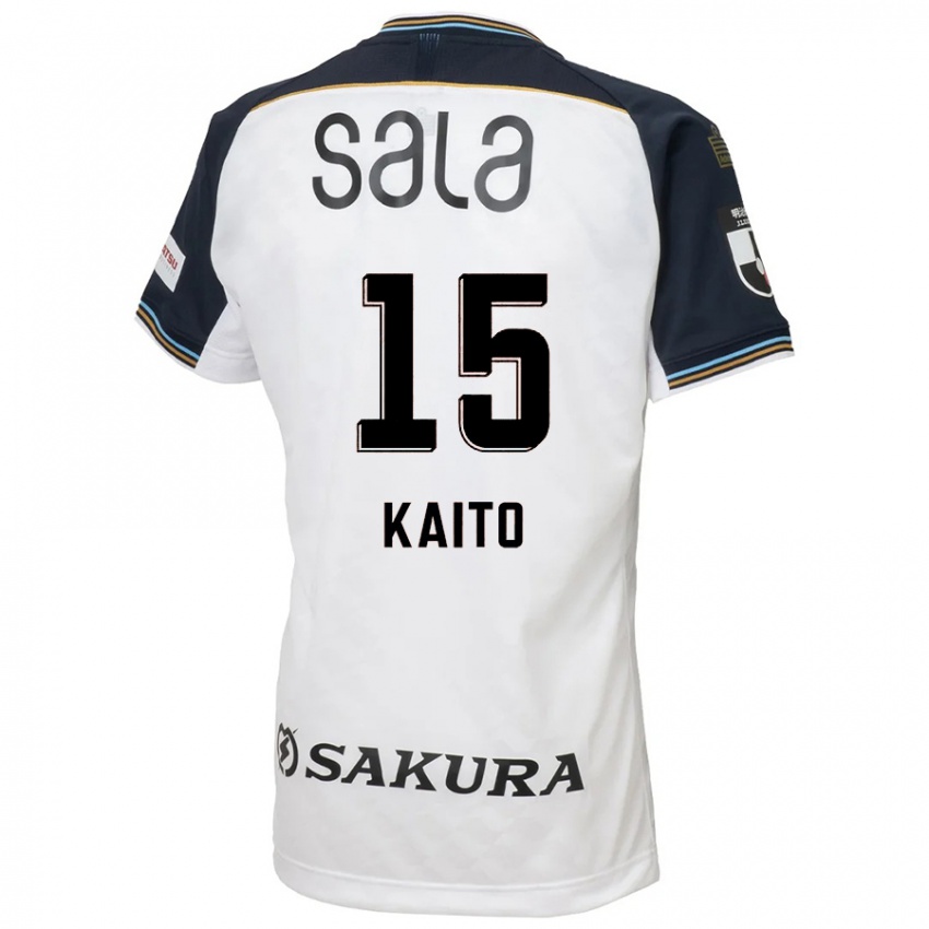 ילדים Kaito Suzuki #15 תכלת שמיים שחור הרחק ג'רזי 2025/26 חולצה קצרה