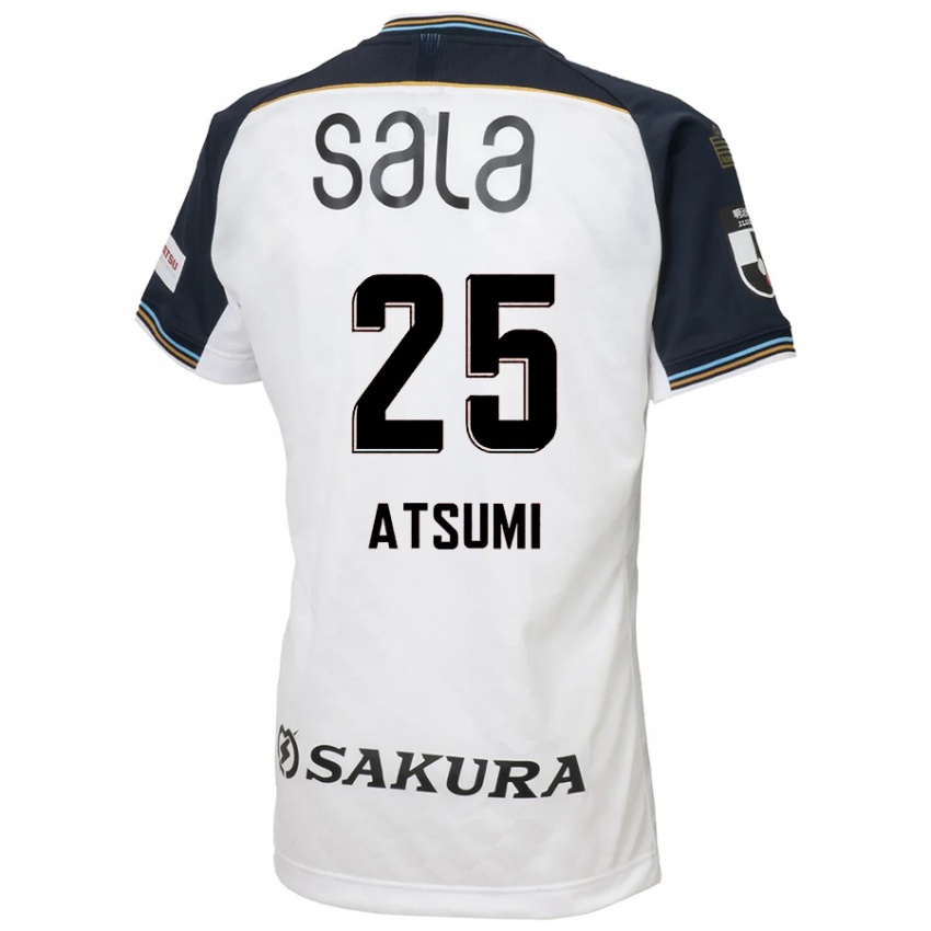 ילדים Keita Atsumi #25 תכלת שמיים שחור הרחק ג'רזי 2025/26 חולצה קצרה