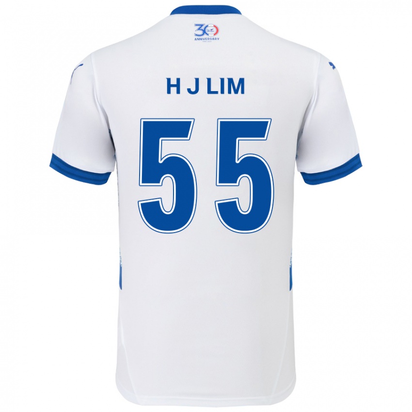 ילדים Ji-Hoon Lim #55 כחול מלכותי לבן הרחק ג'רזי 2025/26 חולצה קצרה
