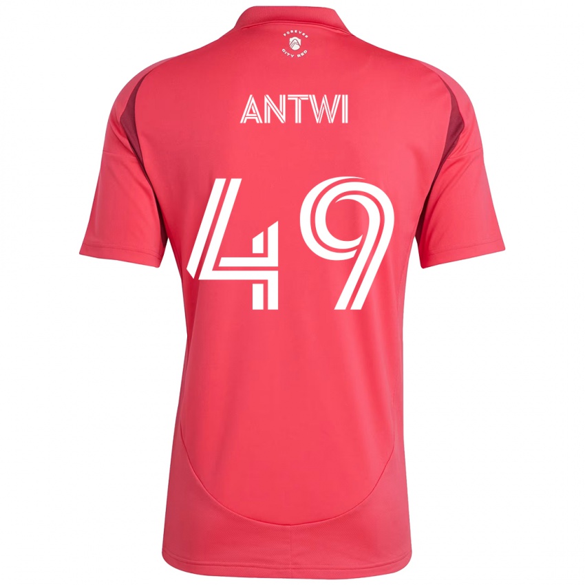 גברים Seth Antwi #49 לבן מג'נטה ג'רזי ביתית 2025/26 חולצה קצרה