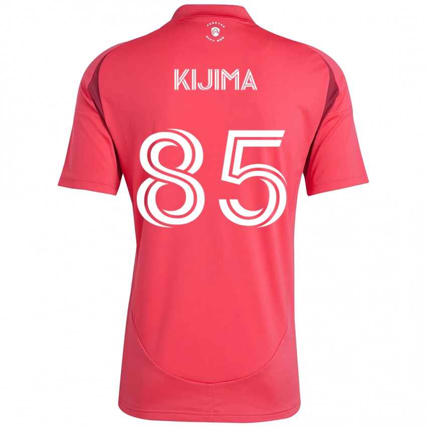 גברים Hosei Kijima #85 לבן מג'נטה ג'רזי ביתית 2025/26 חולצה קצרה
