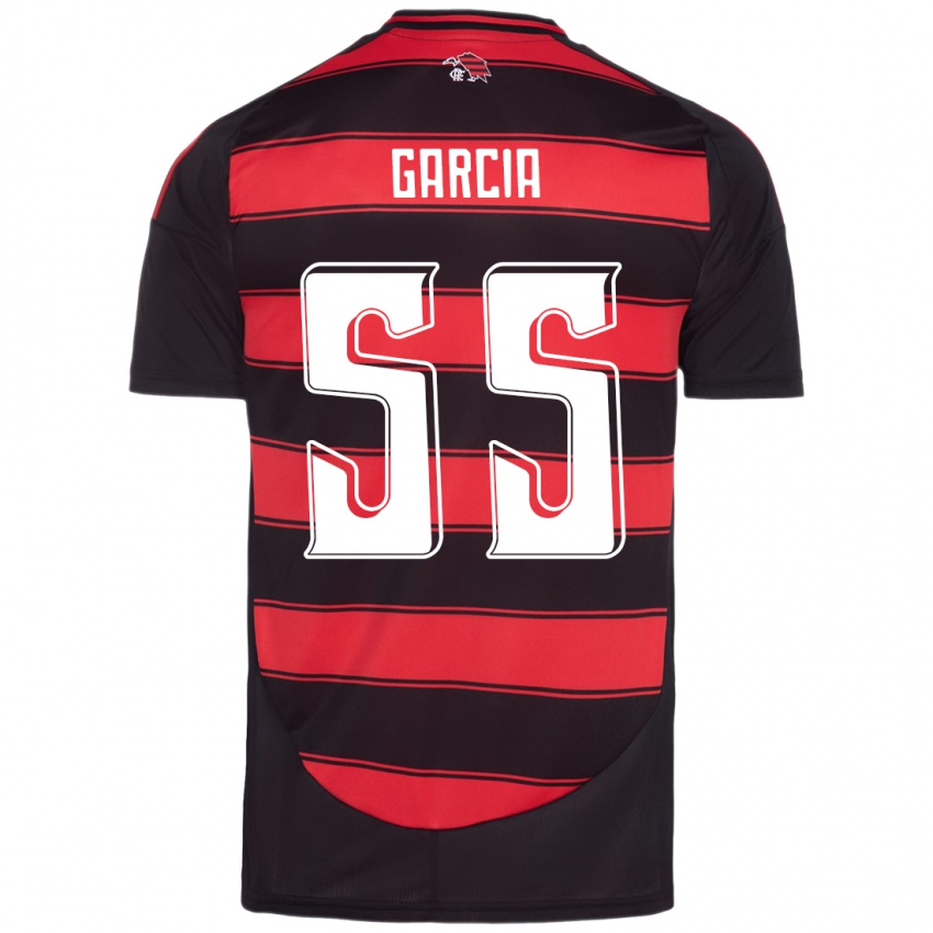 גברים Caio Garcia #55 לבן אדום ג'רזי ביתית 2025/26 חולצה קצרה