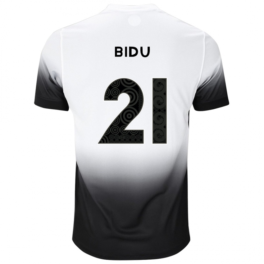 גברים Matheus Bidu #21 שחור לבן ג'רזי ביתית 2025/26 חולצה קצרה