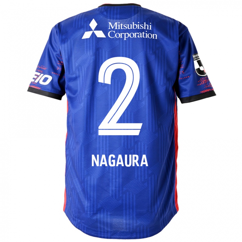 גברים Koshi Nagaura #2 כחול מלכותי לבן ג'רזי ביתית 2025/26 חולצה קצרה