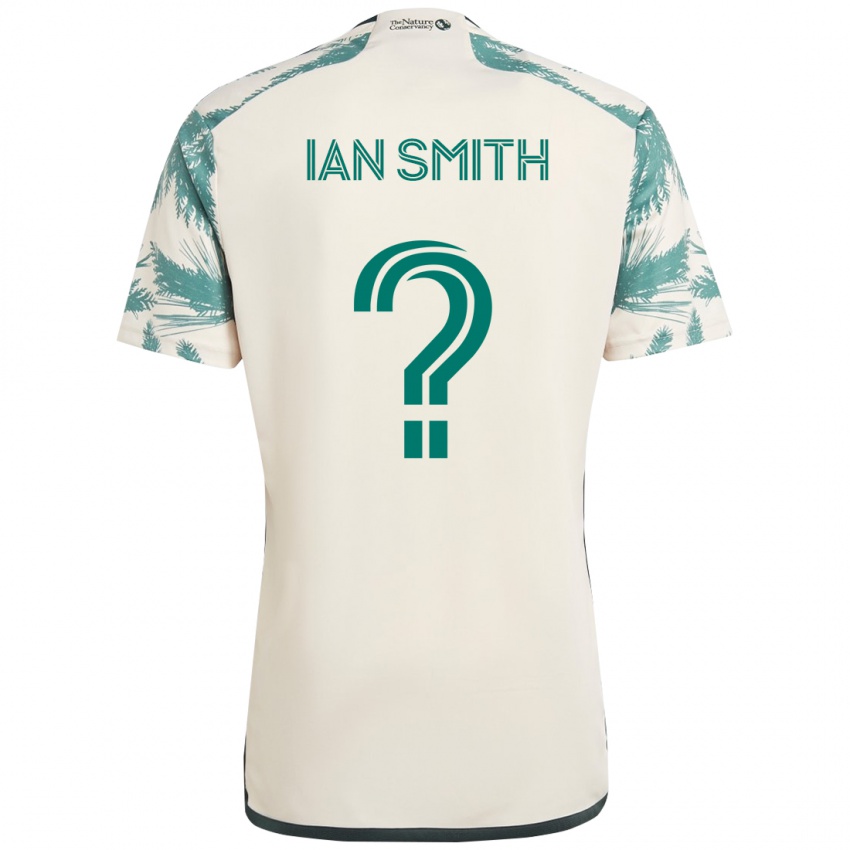 גברים Ian Smith #0 בז' ירוק הרחק ג'רזי 2025/26 חולצה קצרה