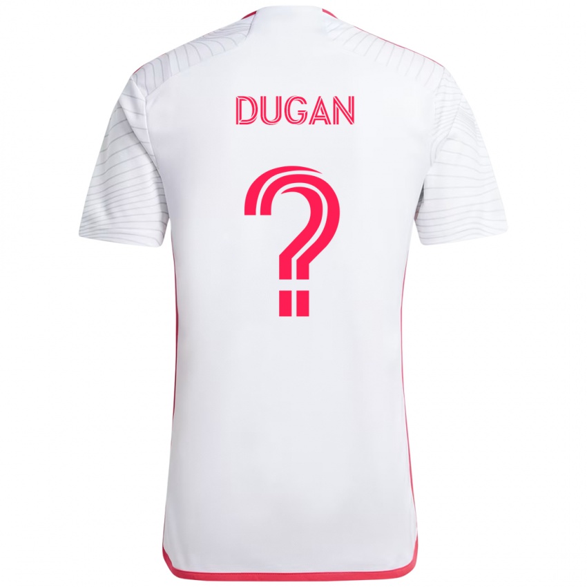 גברים Ryan Dugan #0 מג'נטה לבן הרחק ג'רזי 2025/26 חולצה קצרה