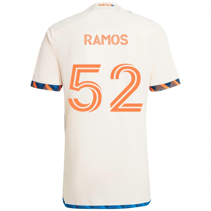 גברים Yair Ramos #52 כחול כהה כתום הרחק ג'רזי 2025/26 חולצה קצרה