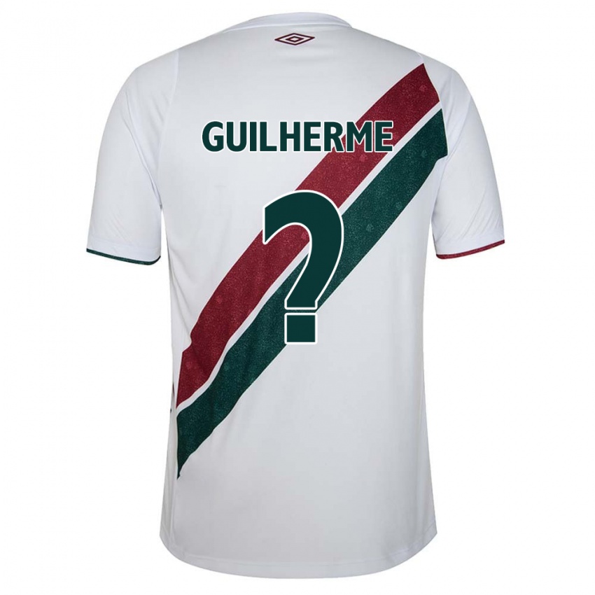 גברים Luiz Guilherme #0 ירוק חום-ערמוני לבן הרחק ג'רזי 2025/26 חולצה קצרה