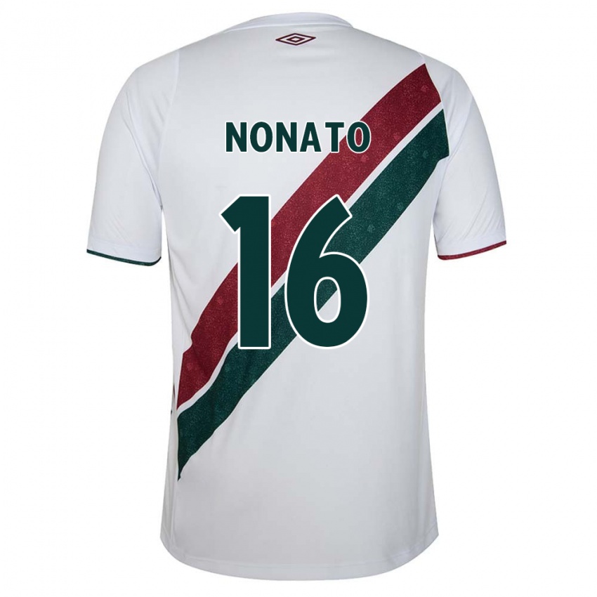 גברים Nonato #16 ירוק חום-ערמוני לבן הרחק ג'רזי 2025/26 חולצה קצרה