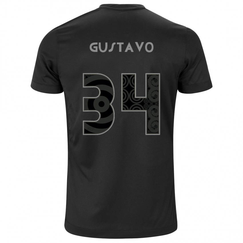גברים Raul Gustavo Pereira Bicalho #34 לבן שחור הרחק ג'רזי 2025/26 חולצה קצרה