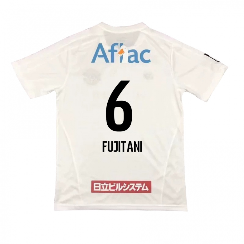 גברים Atsuto Fujitani #6 שחור צהוב הרחק ג'רזי 2025/26 חולצה קצרה