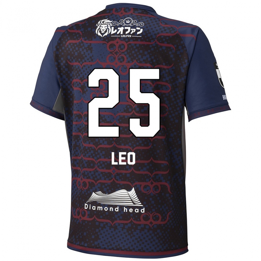 גברים Leo Osaki #25 אדום שחור הרחק ג'רזי 2025/26 חולצה קצרה