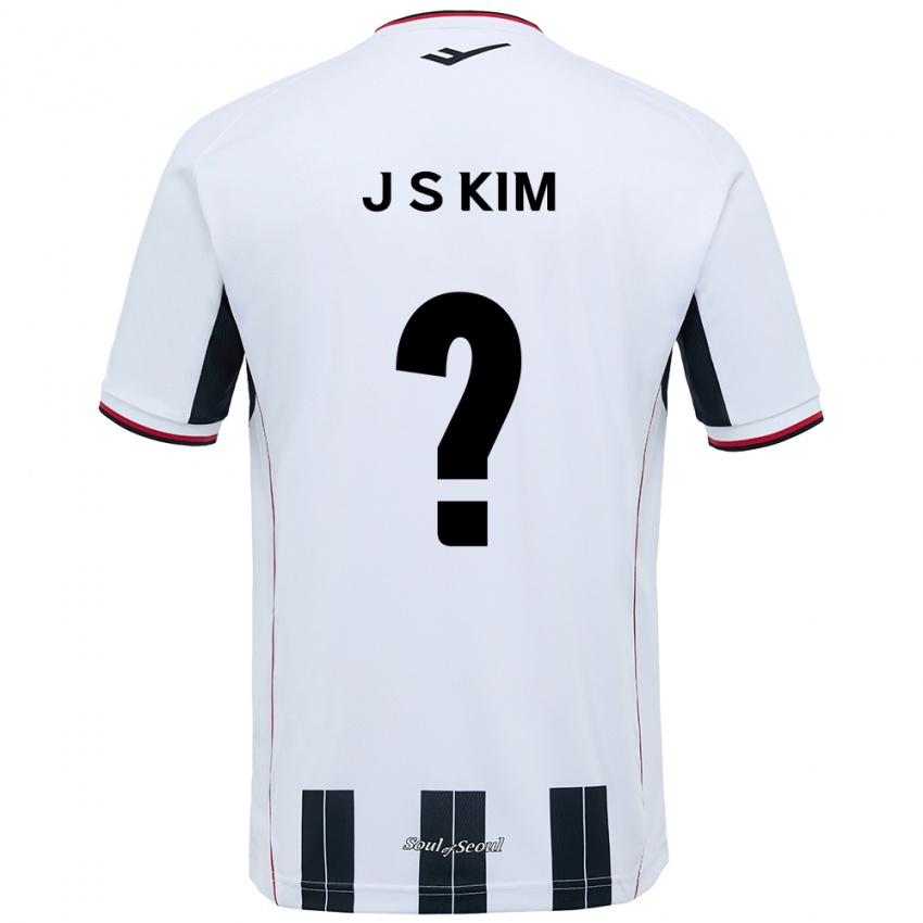 גברים Ji-Sung Kim #0 לבן שחור הרחק ג'רזי 2025/26 חולצה קצרה