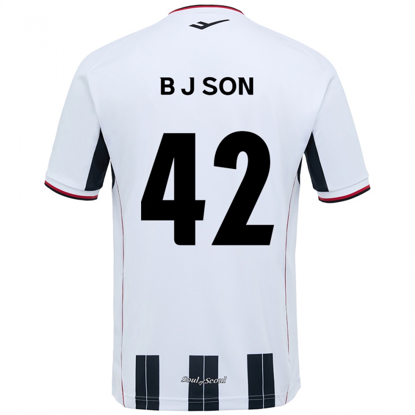 גברים Jeong-Beom Son #42 שחור אדום הרחק ג'רזי 2025/26 חולצה קצרה