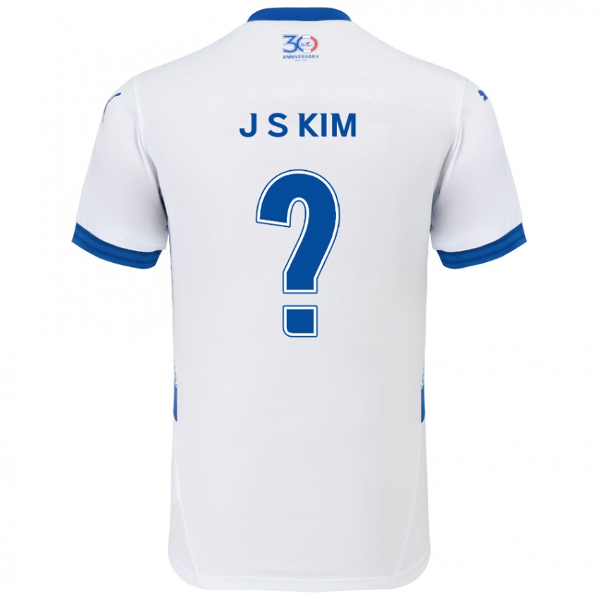 גברים Seong-Ju Kim #0 כחול מלכותי לבן הרחק ג'רזי 2025/26 חולצה קצרה